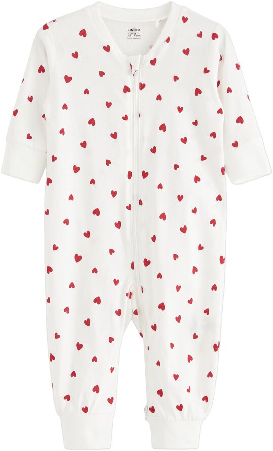 Koselig pyjamas i bomull med lange