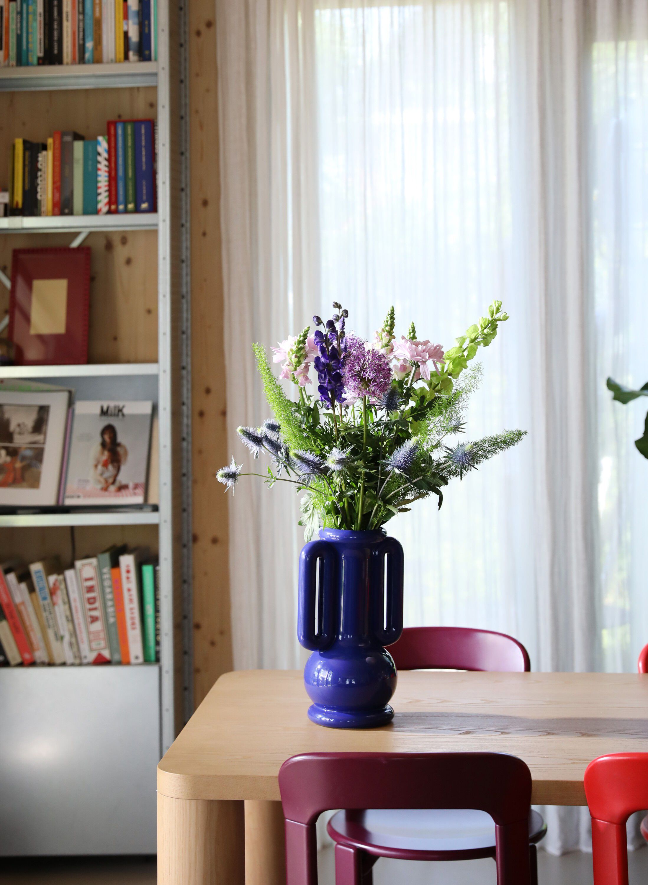 Vase Amfora dark blue
