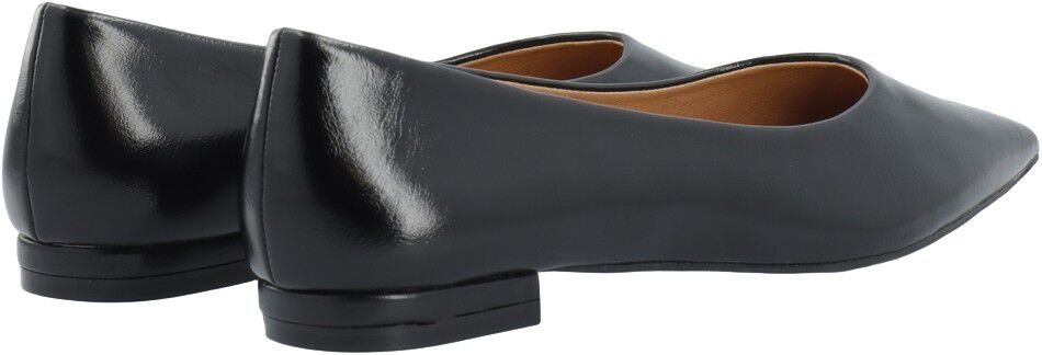 BIABARI Pointy Flat Faux Leather