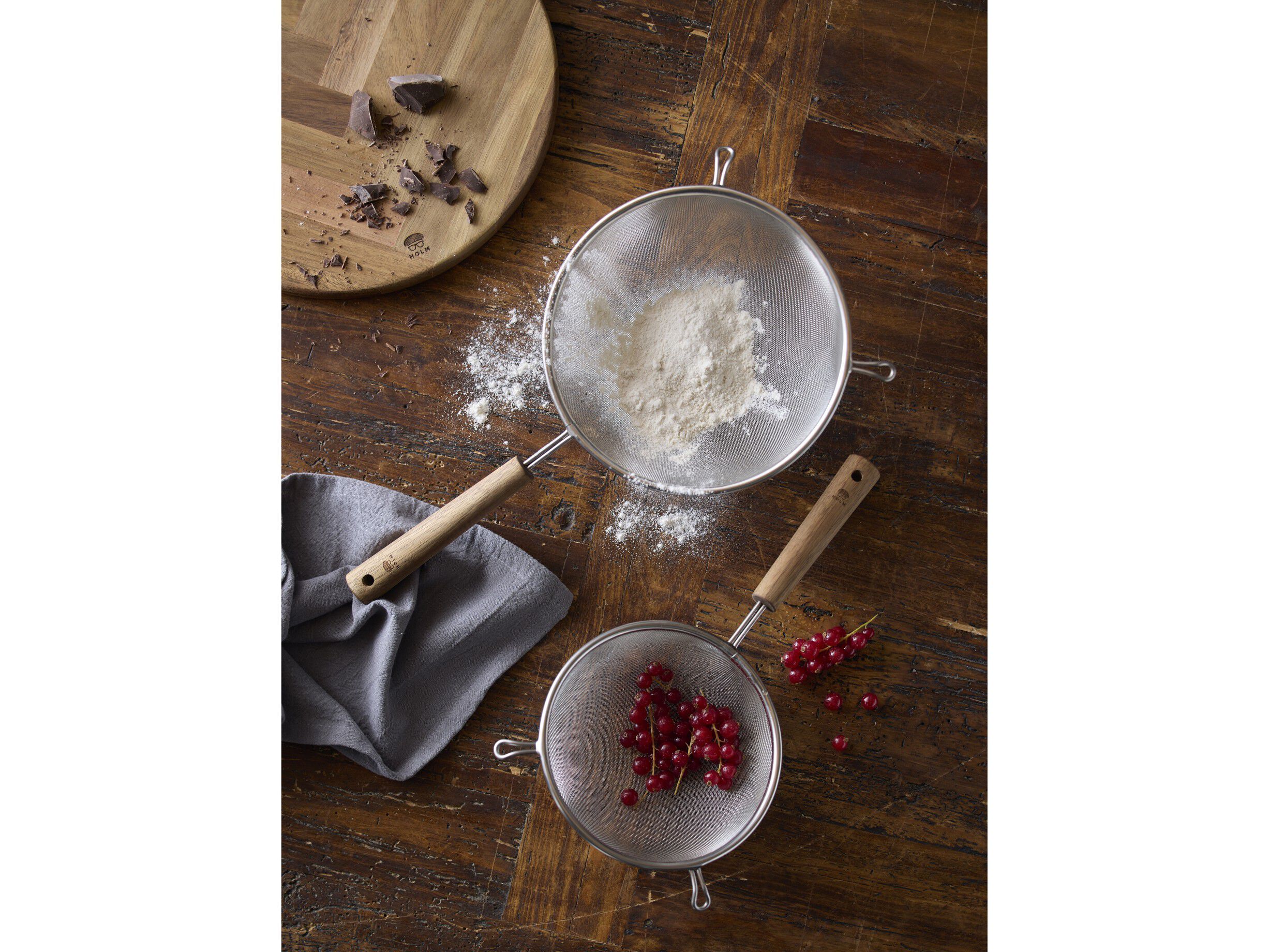 Sikt 16 cm Rustfritt st&aring;l/Akasie