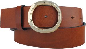 D10227/40 Belt, Cognac w. gold
