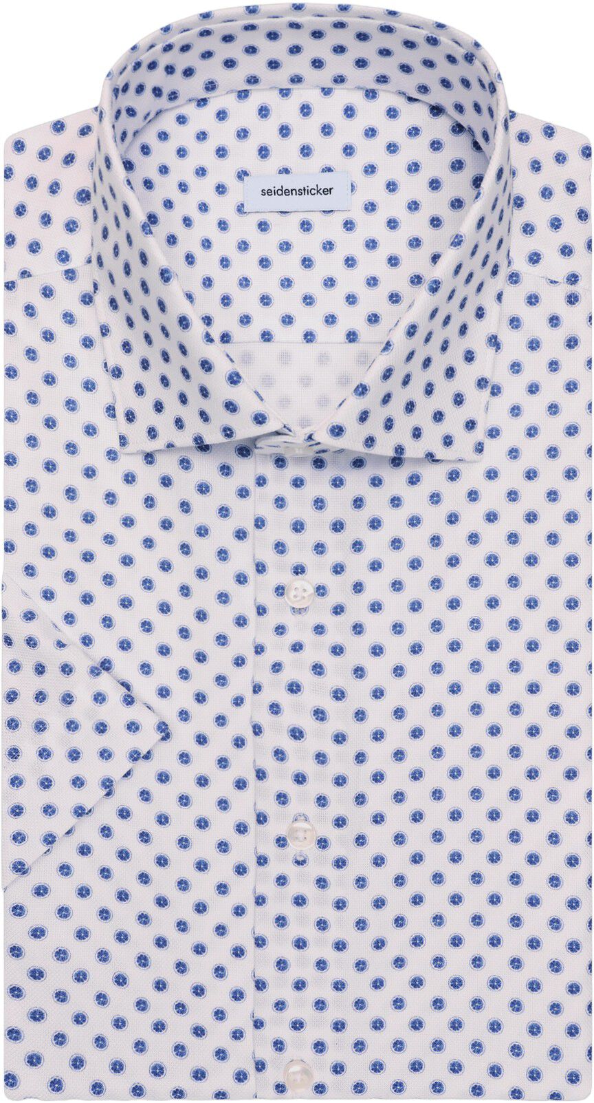 Business shirt Regular 1/2 Kent-Collar Print