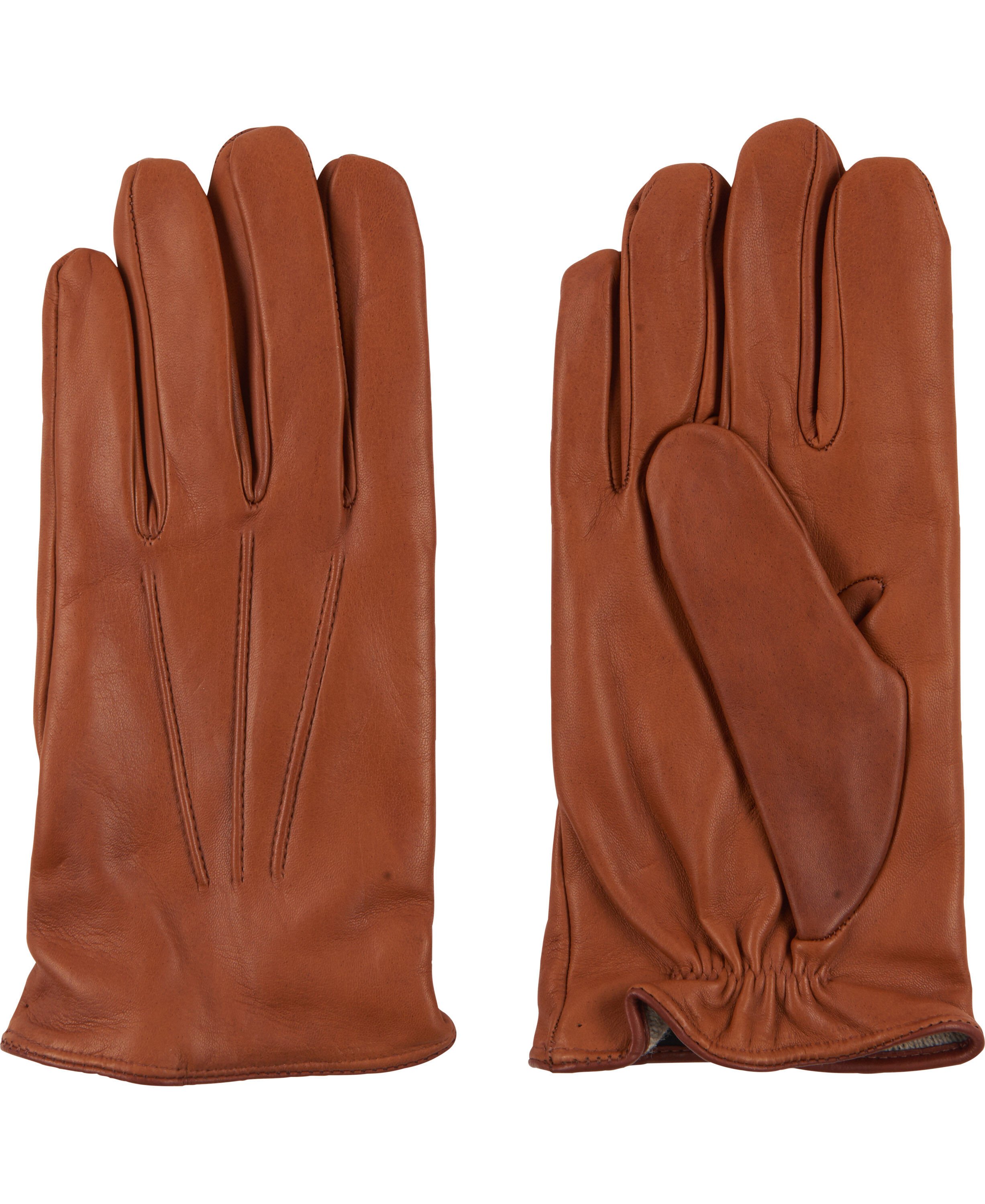 Herrehandsker i l&aelig;der