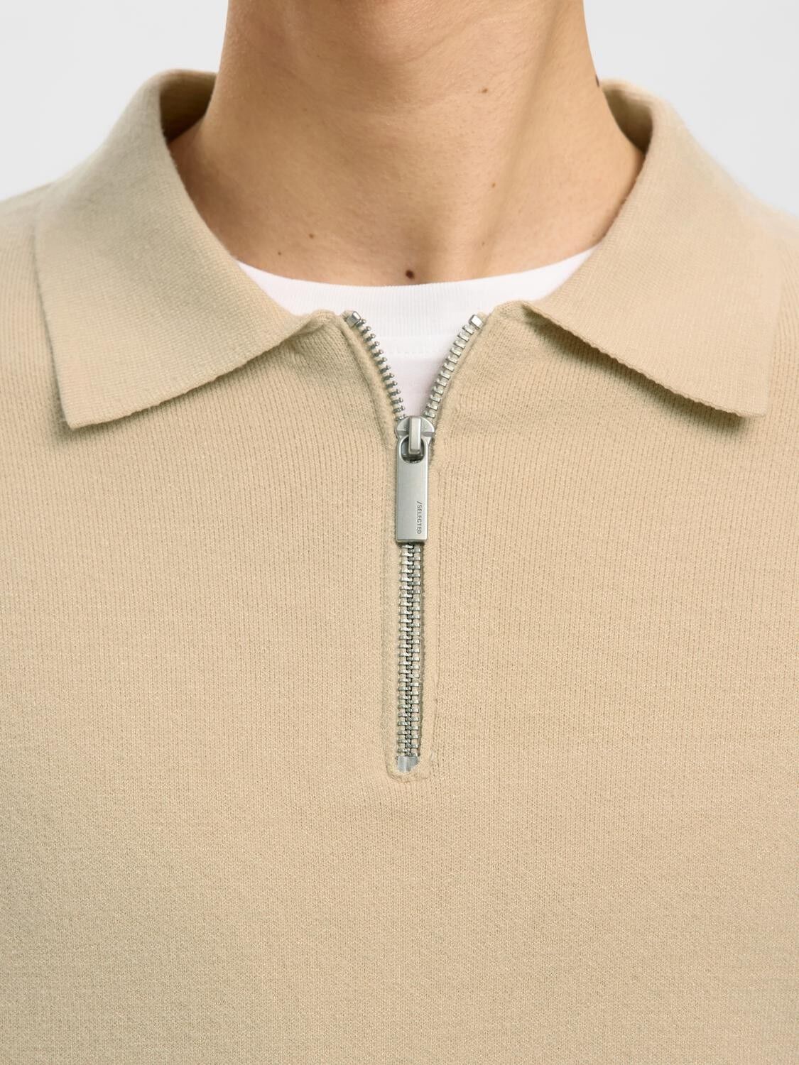 Slhteller Fn Half Zip Polo Noos