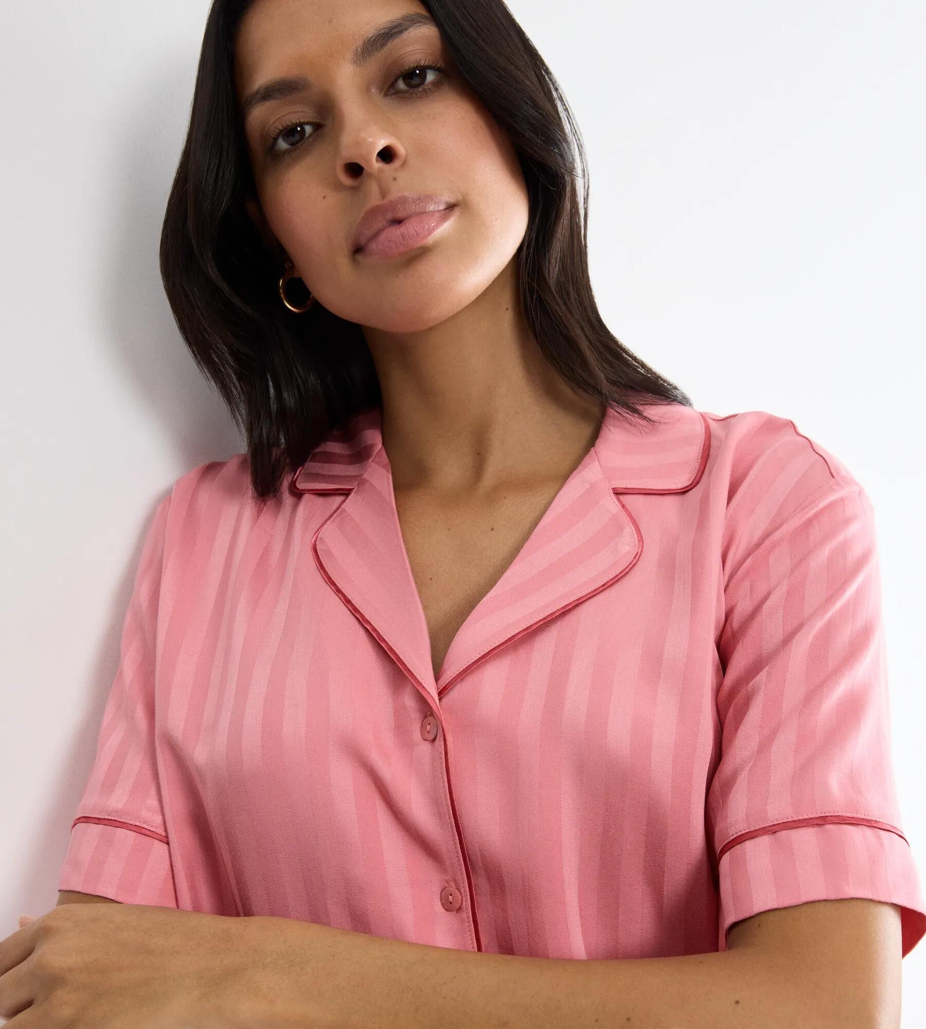 Amourette Jacquard Boyfriend Shirt