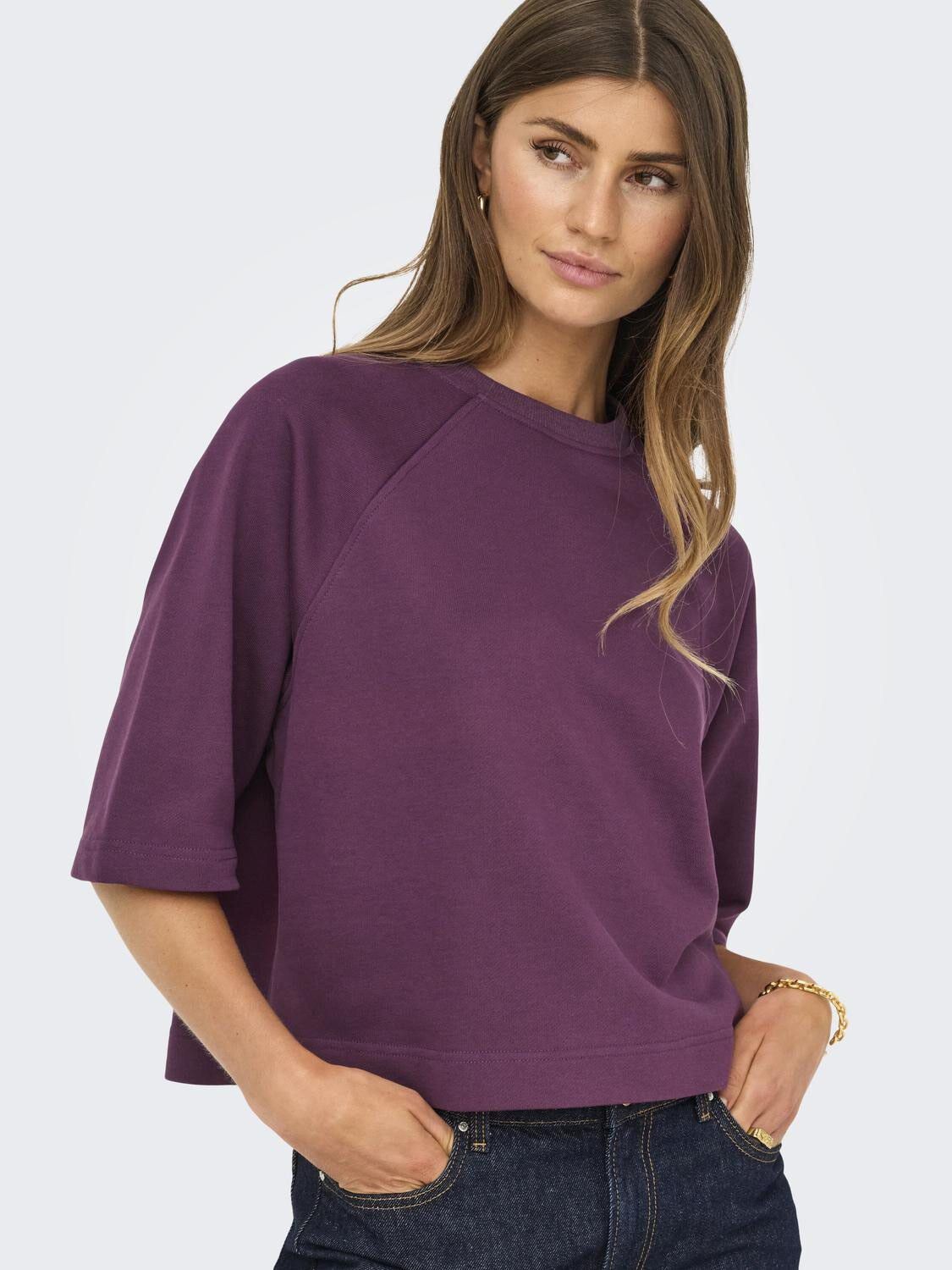 ONLDASIE 2/4 O-NECK RAGLAN UB CS SW