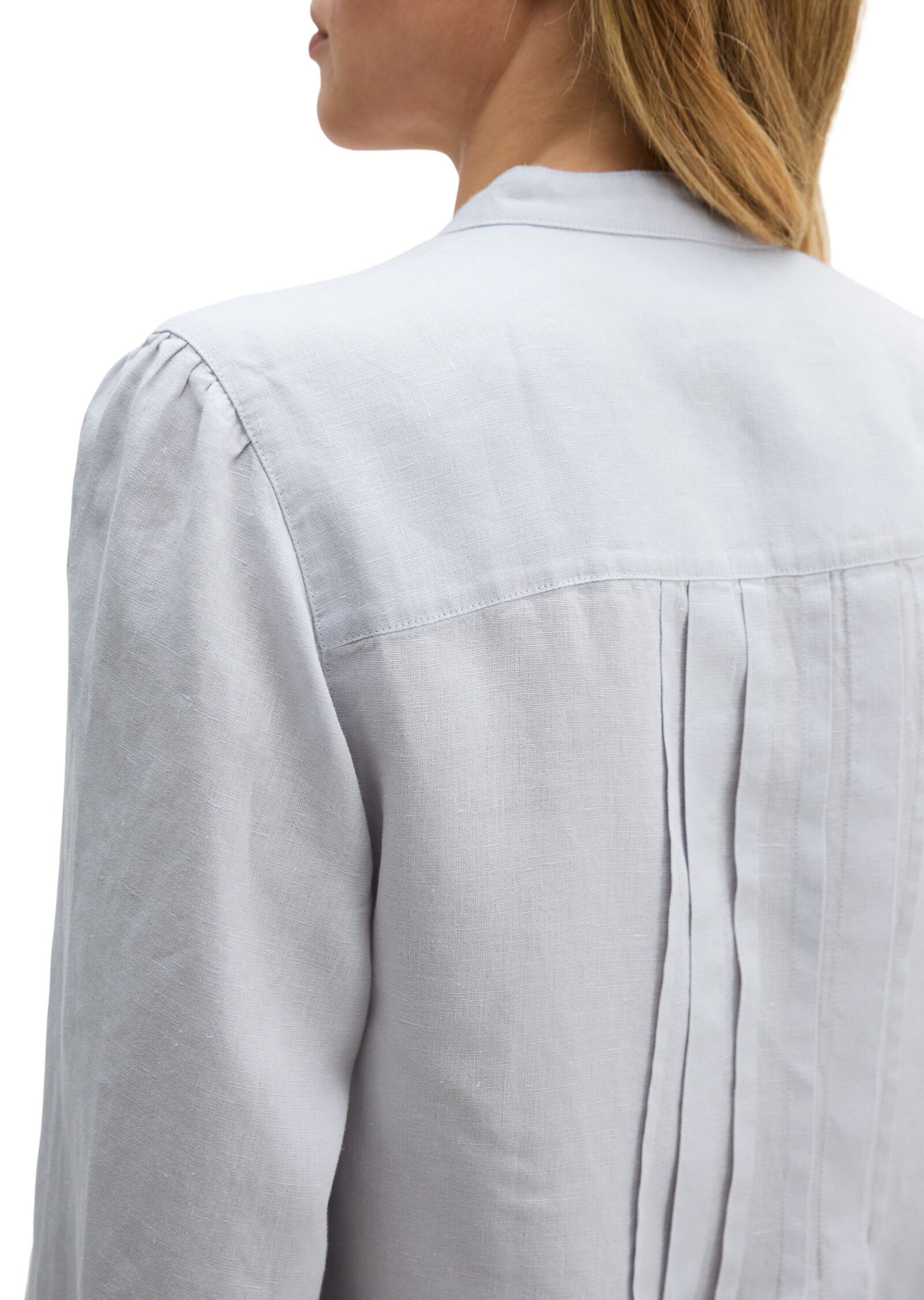 Blouse, a-shape, pleat detail at ce