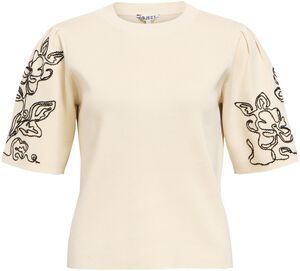 OBJFLORA 2/4 RE KNIT PULLOVER 143