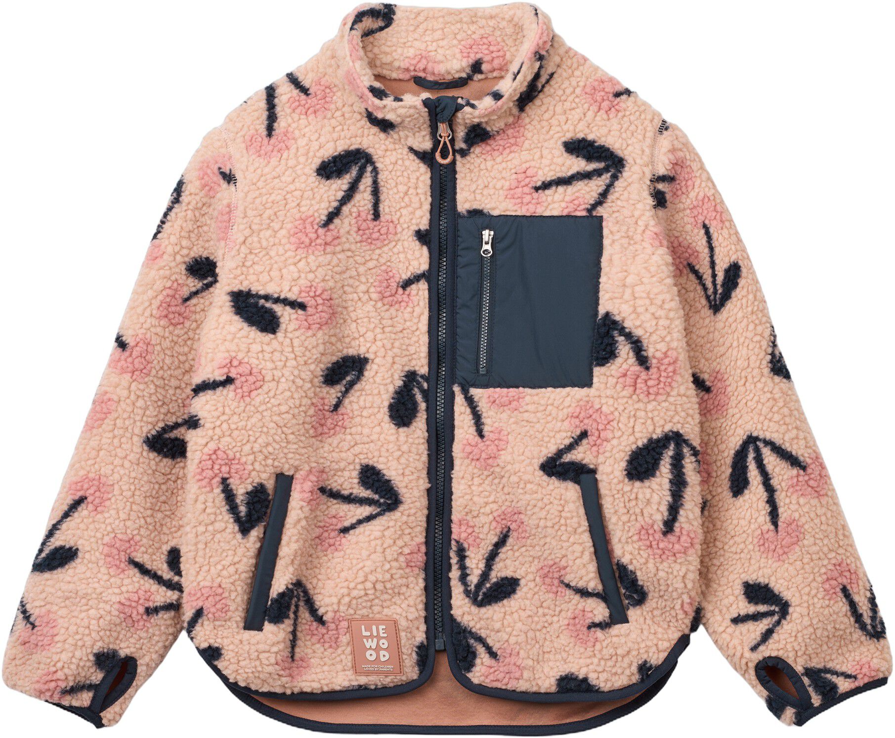 Nolan Pile Jacket Mega Cherry heart