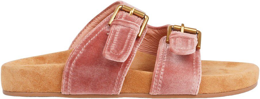 DONORI - ADJUSTABLE SOFT VELVET / SUEDE SANDAL