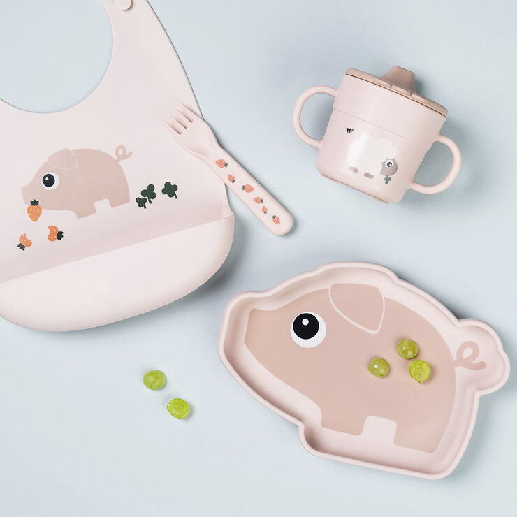 Silikone hagesmæk Pigee Pudder