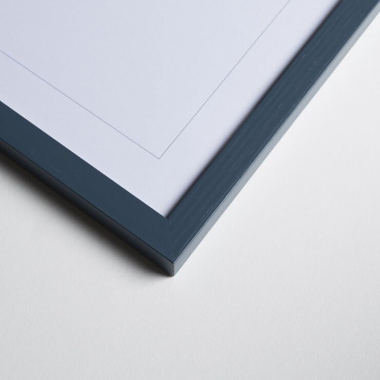 Poster&Frame - Indian Teal Wood 30x40cm