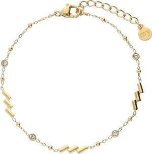 Bracelet diagonal stripes and strass