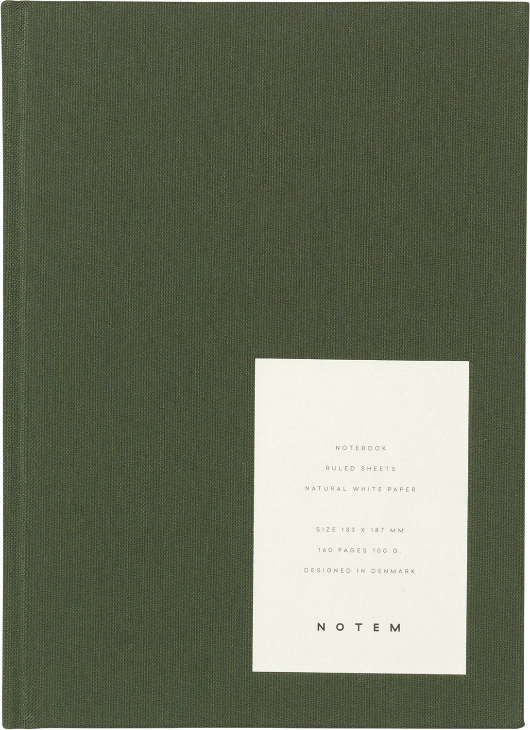 Hardcover notesbog, Medium, Gr&oslash;n