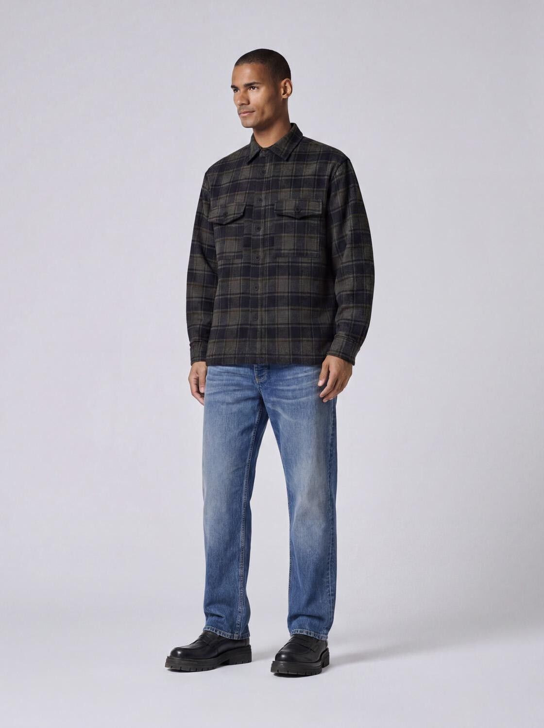 ONSESKE CHECKED OVERSHIRT NOOS