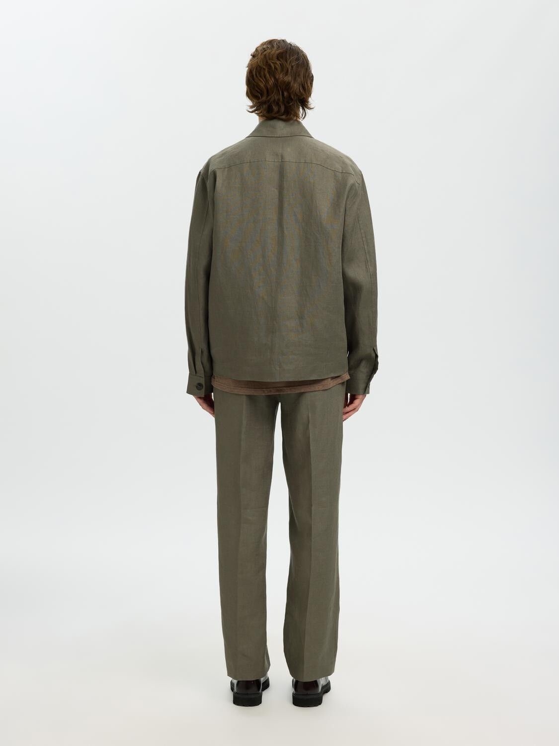 Slhregbaird Linen Overshirt Resort