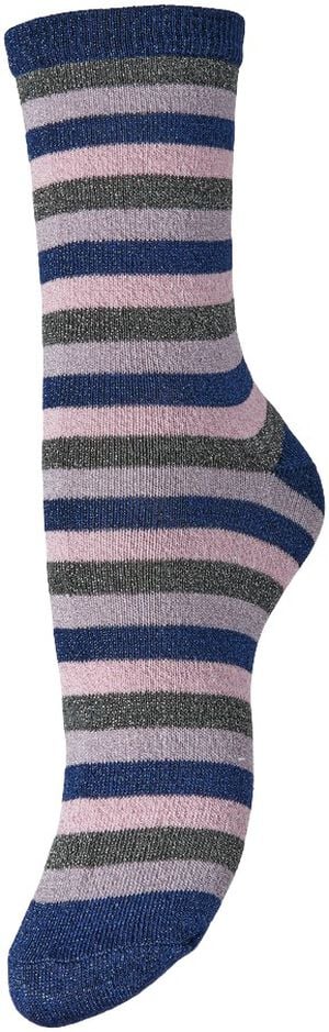 PCSEBBY GLITTER STRIPED SOCKS