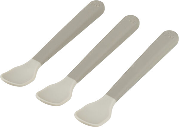 Foodie easy-grip babyske 3-pak Sand