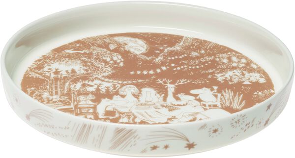Moomin Arabia 28cm tærtefad Festlige Øjeblikke