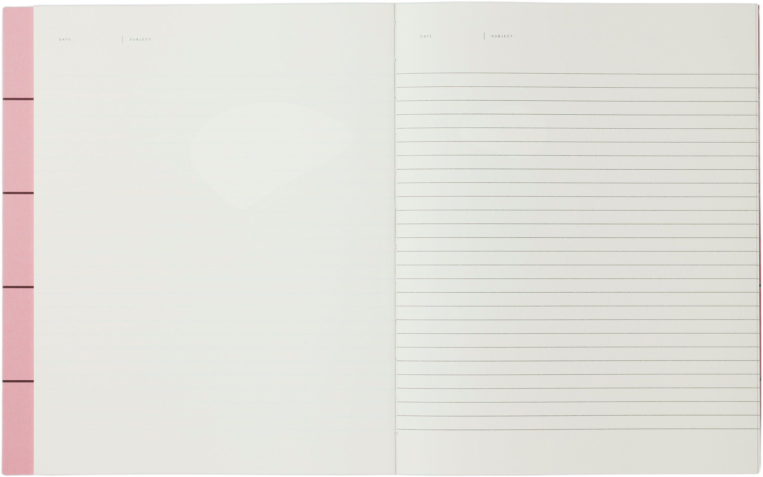 UMA Flat Lay Notebook - Large, Rose check