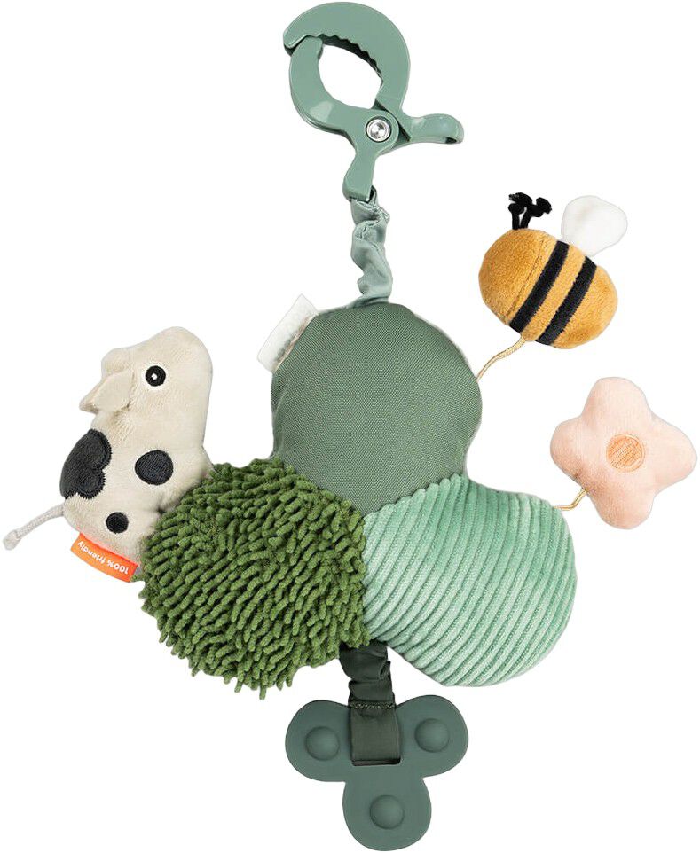 Aktivitetsspejl m/clip Tiny farm Gr&oslash;n