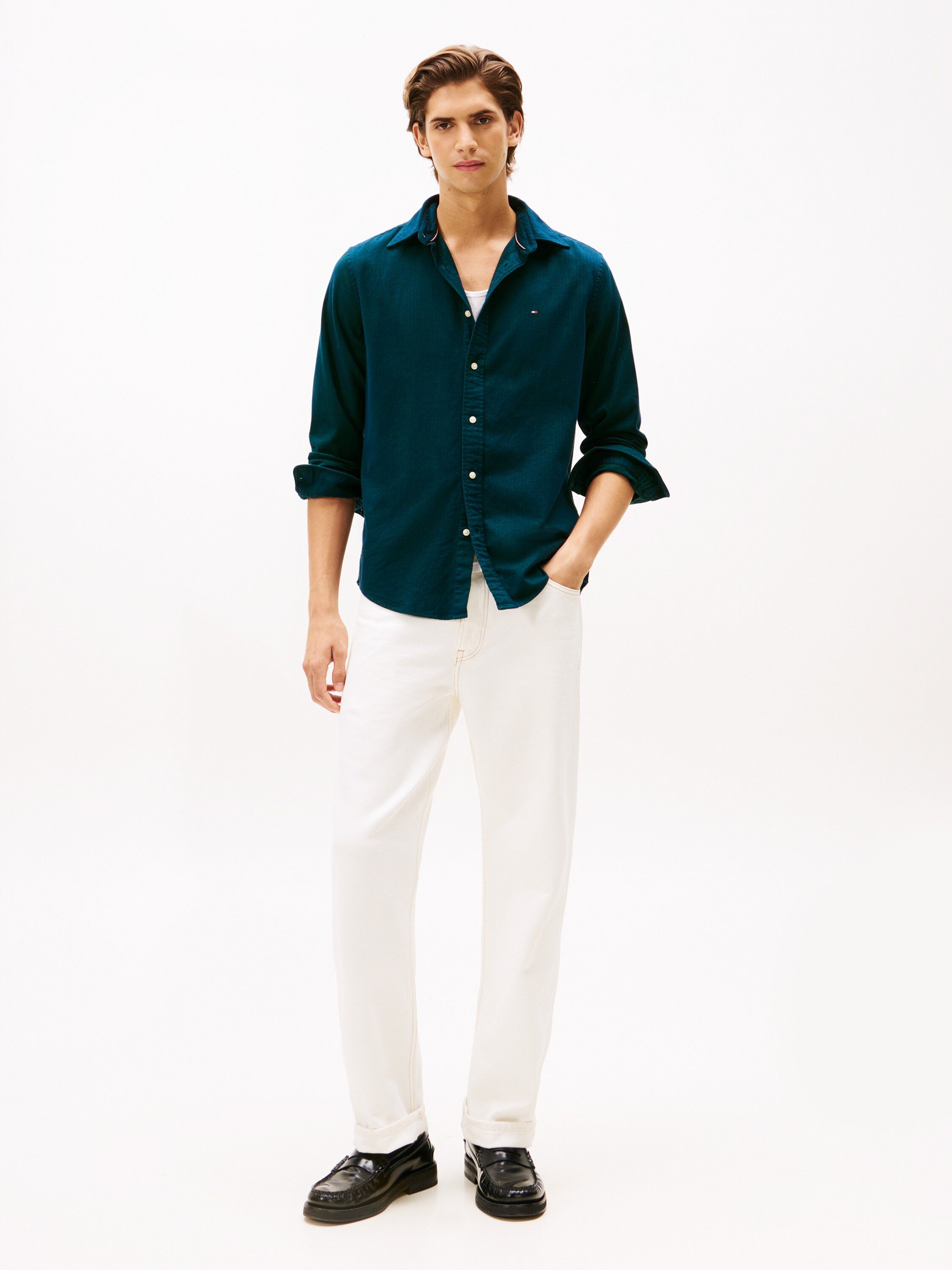 FLANNEL HERRINGBONE SHIRT