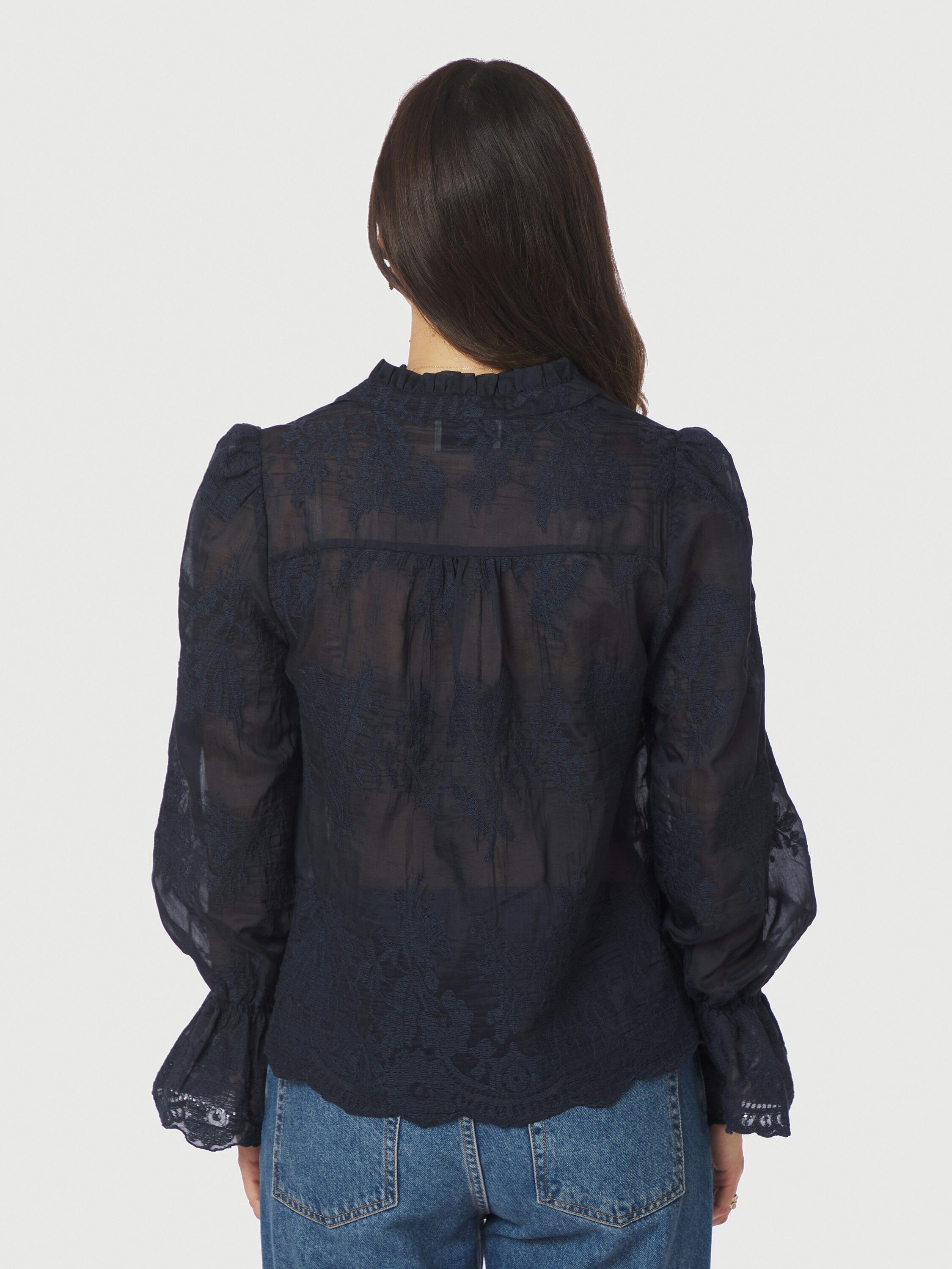 Amara Big Embroidery Blouse