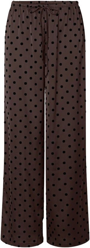 PCJYTTA MW STRAIGHT SATIN PANTS WVN