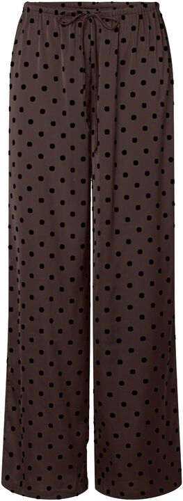 PCJYTTA MW STRAIGHT SATIN PANTS WVN