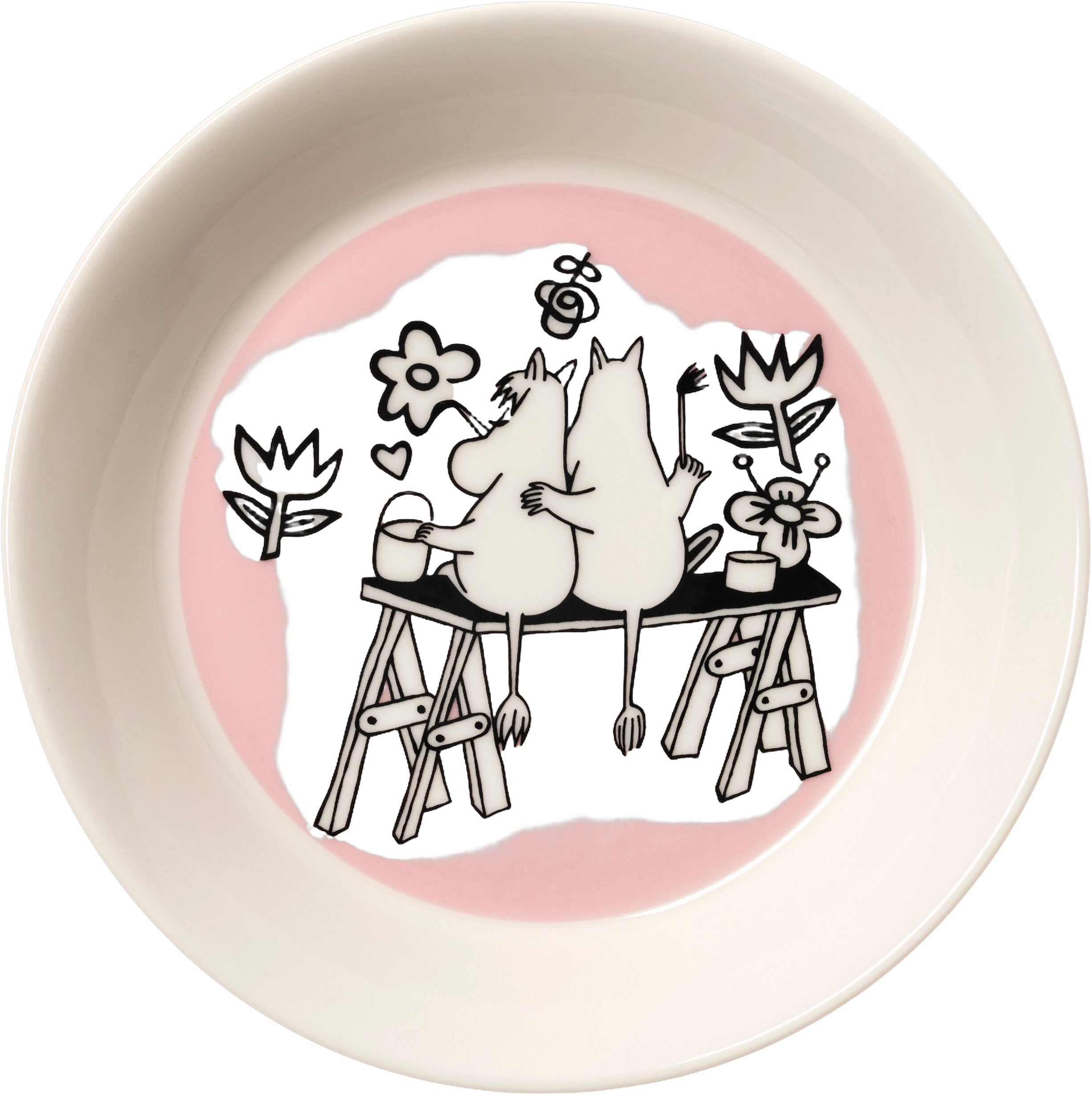 Moomin saucer 15cm Love 30