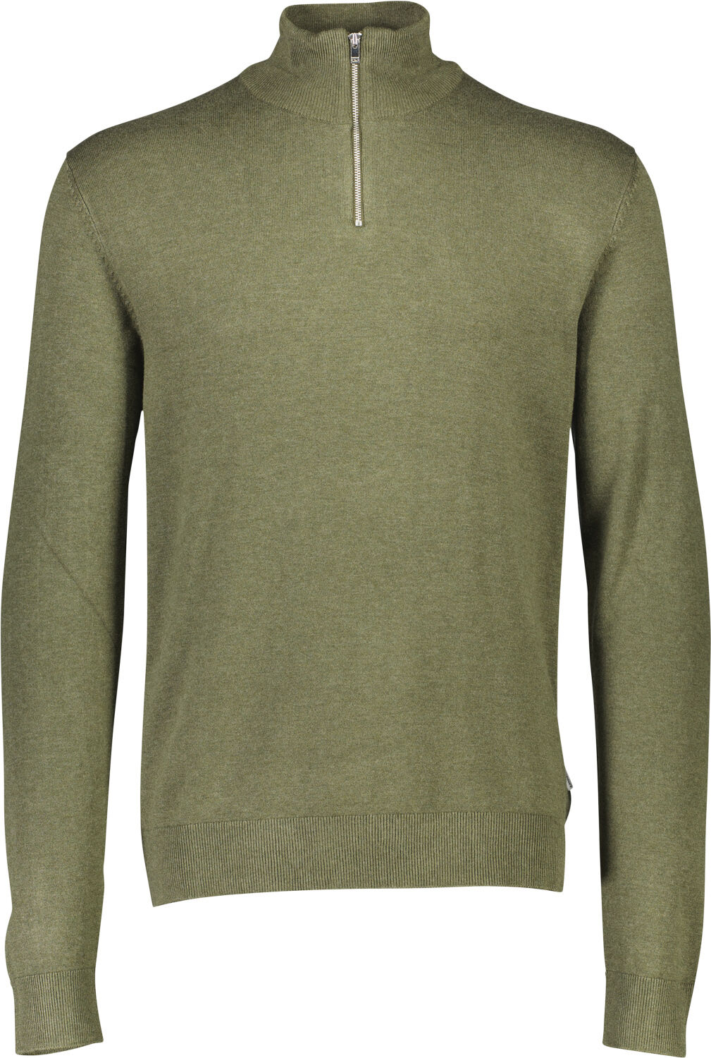 Ecovero half zip L/S knit