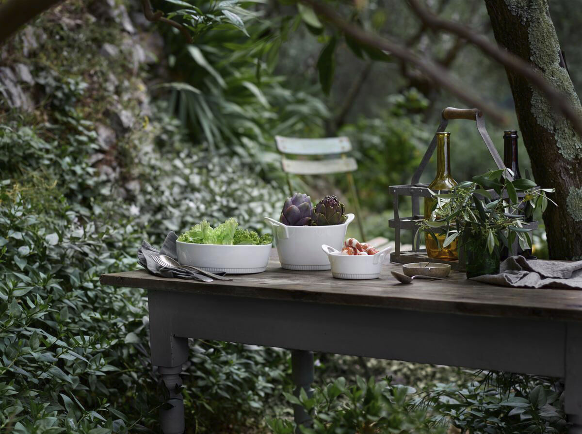 "Sk&Atilde;&yen;l l&Atilde;&yen;g nr. 4 Toulouse 1,2 liter 20 cm Vit"