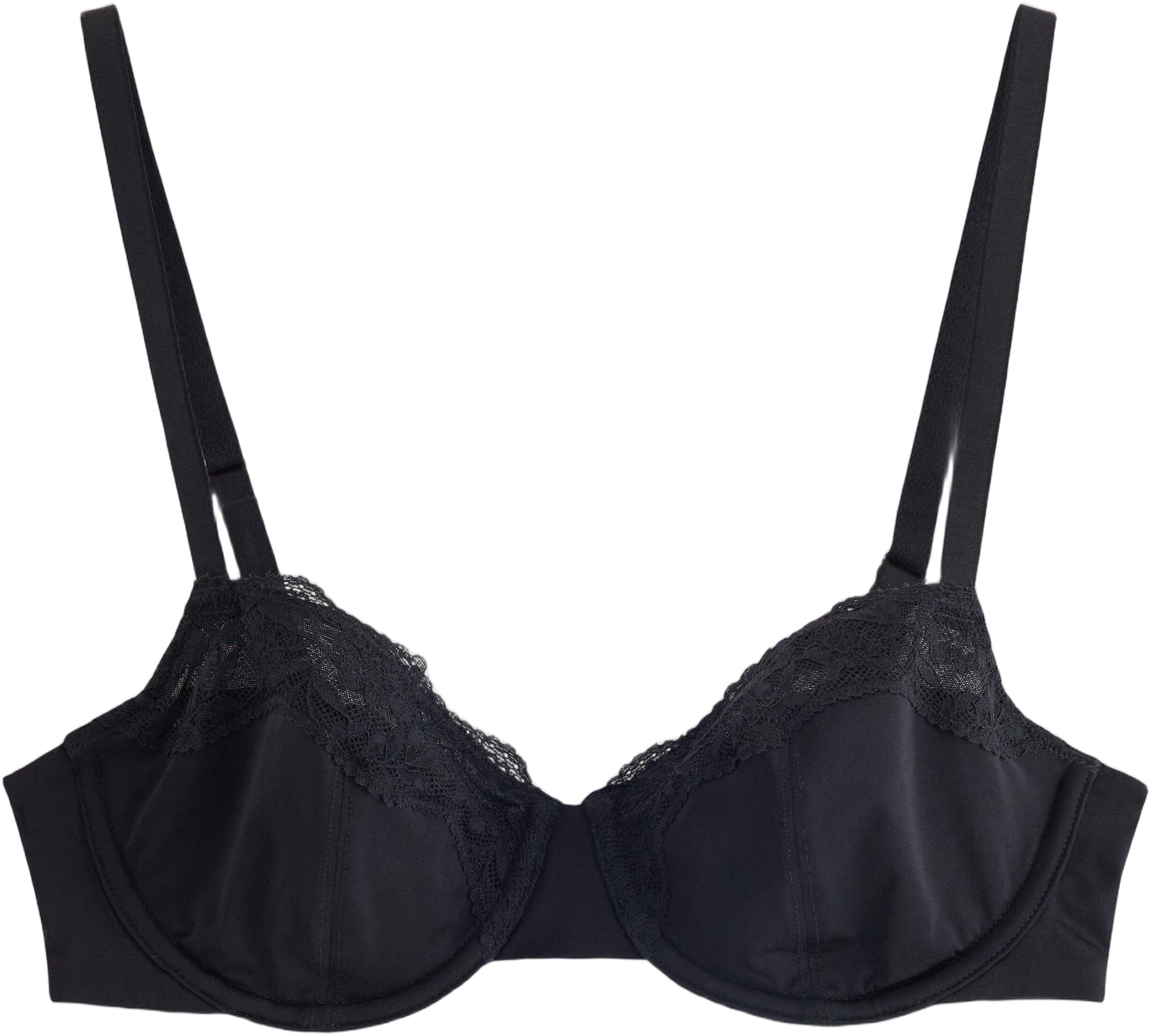 Bekv&auml;m bh med bygel med ovadderade