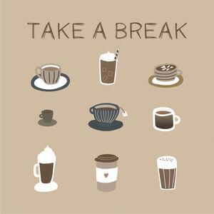 Serviet Take a break 20 stk pr pakke