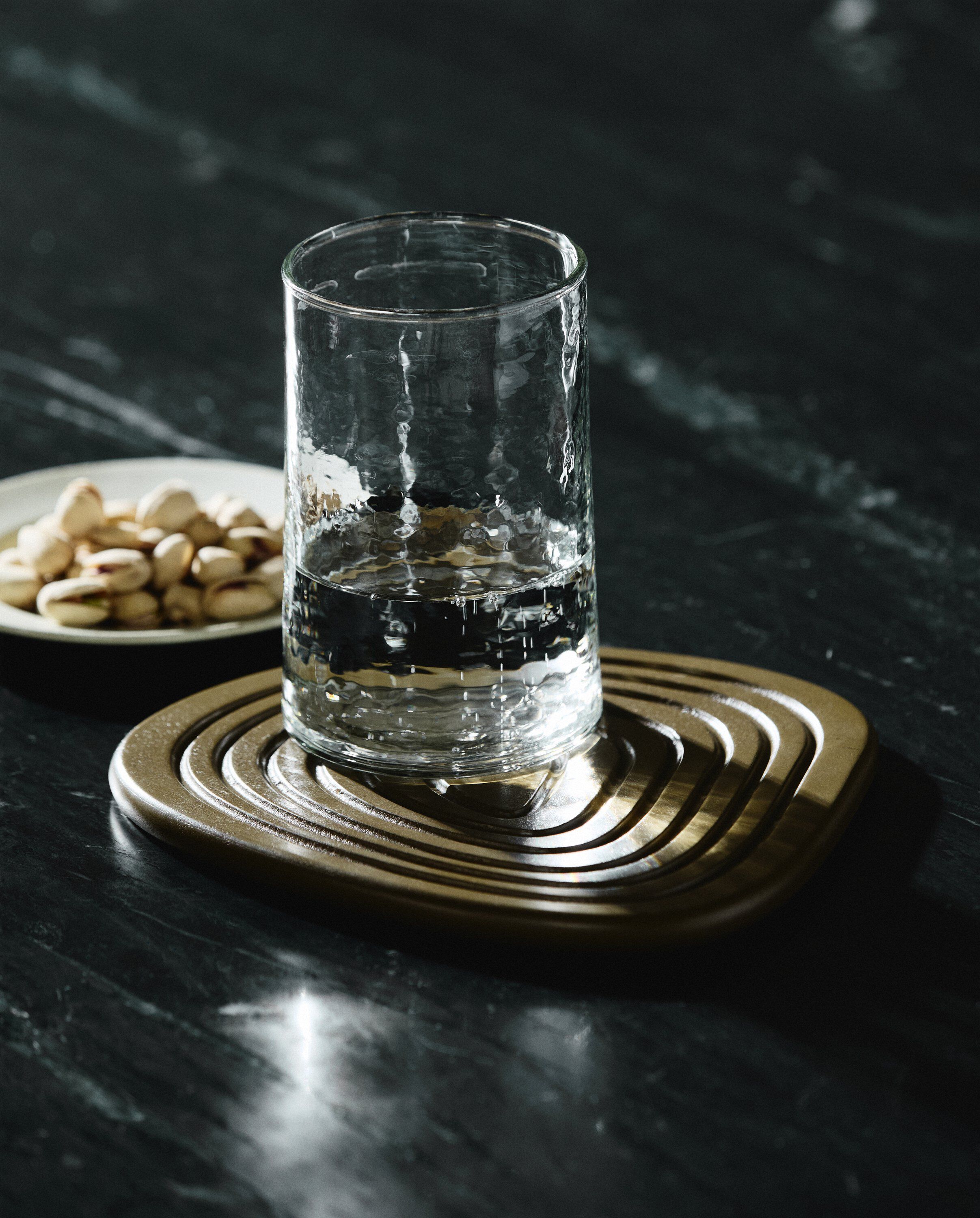 VITA tall drinking glass - clear