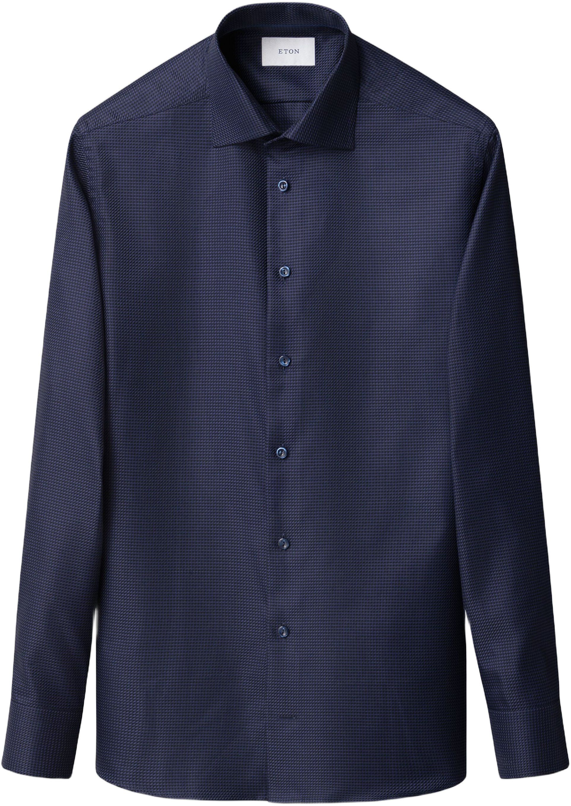 Slim Fit Houndstooth King Twill Shirt