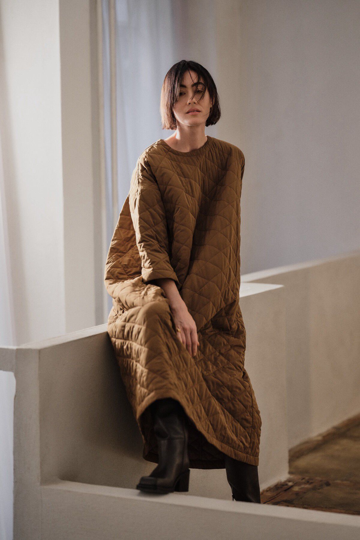 Tech quilt dress - Pamala