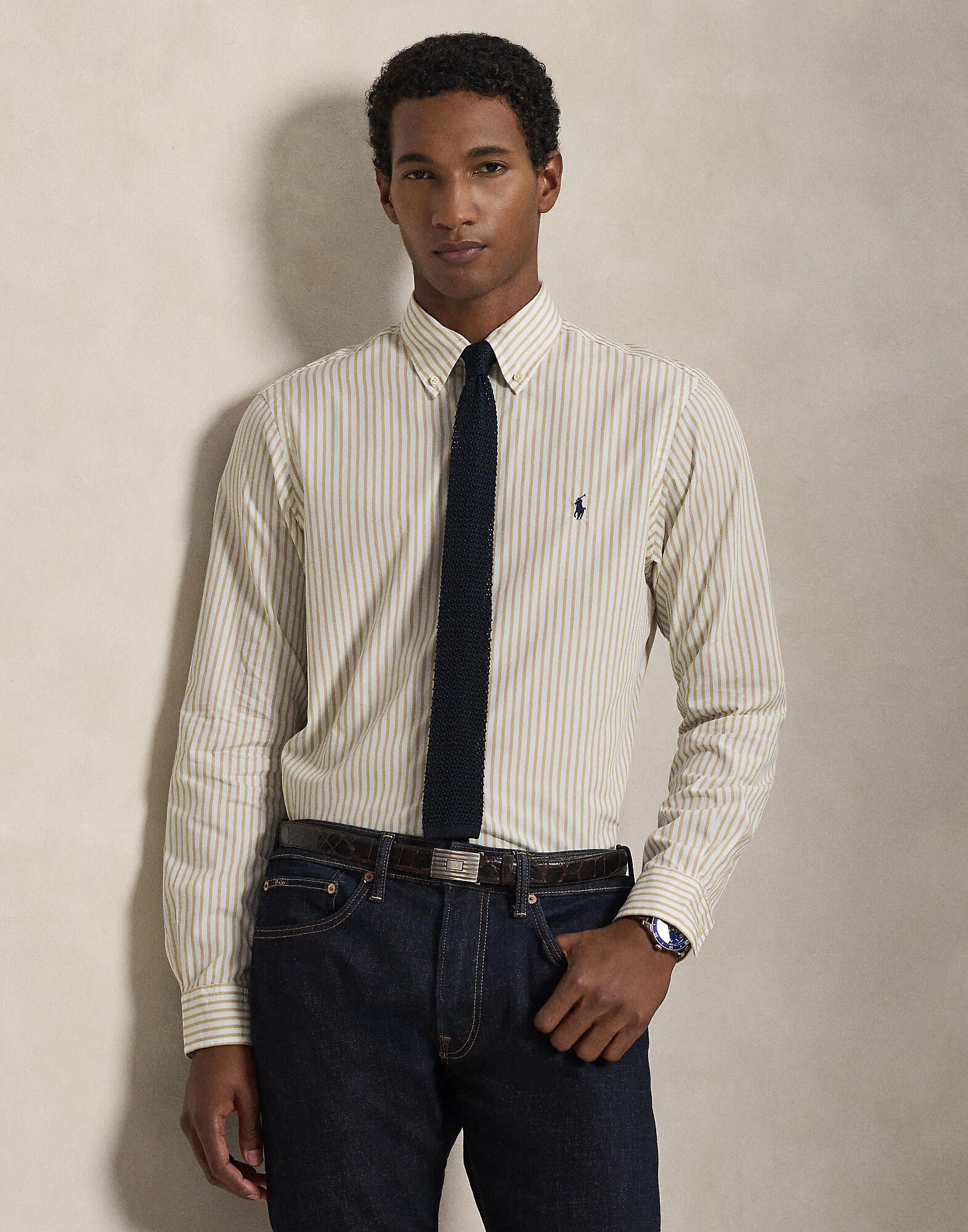 Custom Fit Striped Broadcloth Shirt