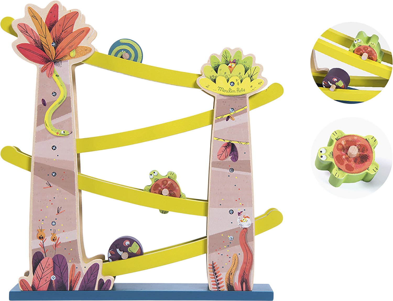 Moulin Roty - Aktivitetsbane - 3 dyr