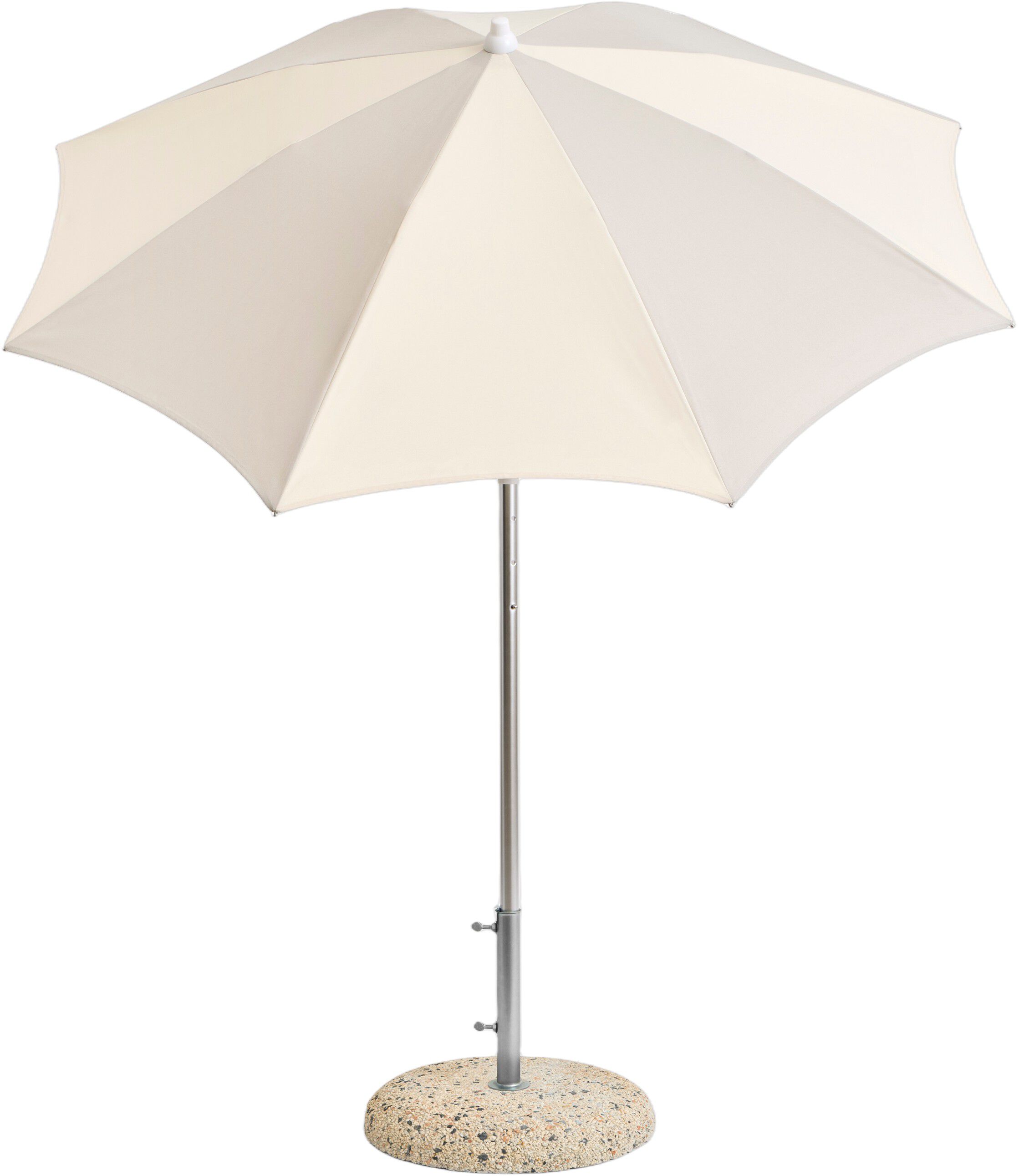 Terrazza Parasol-Octagon-Off-white and grey