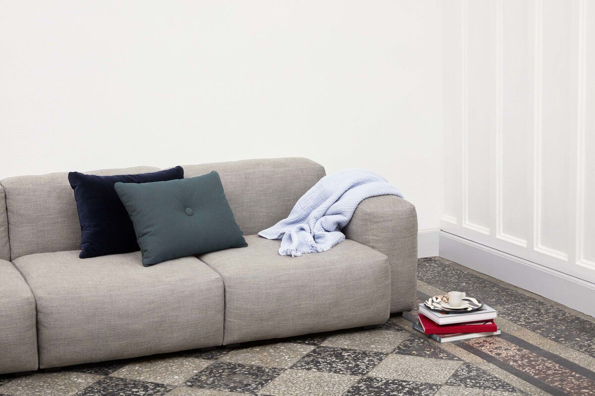 Dot Cushion-1 dot-Soft-Navy