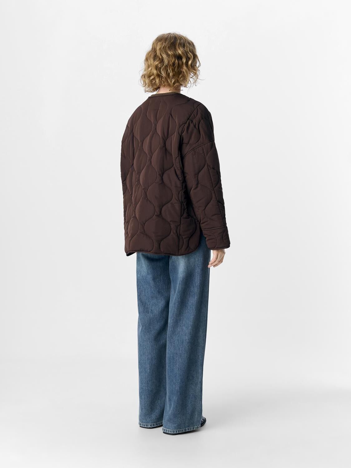 Objallie Ls Lo Quilted Jacket Noos