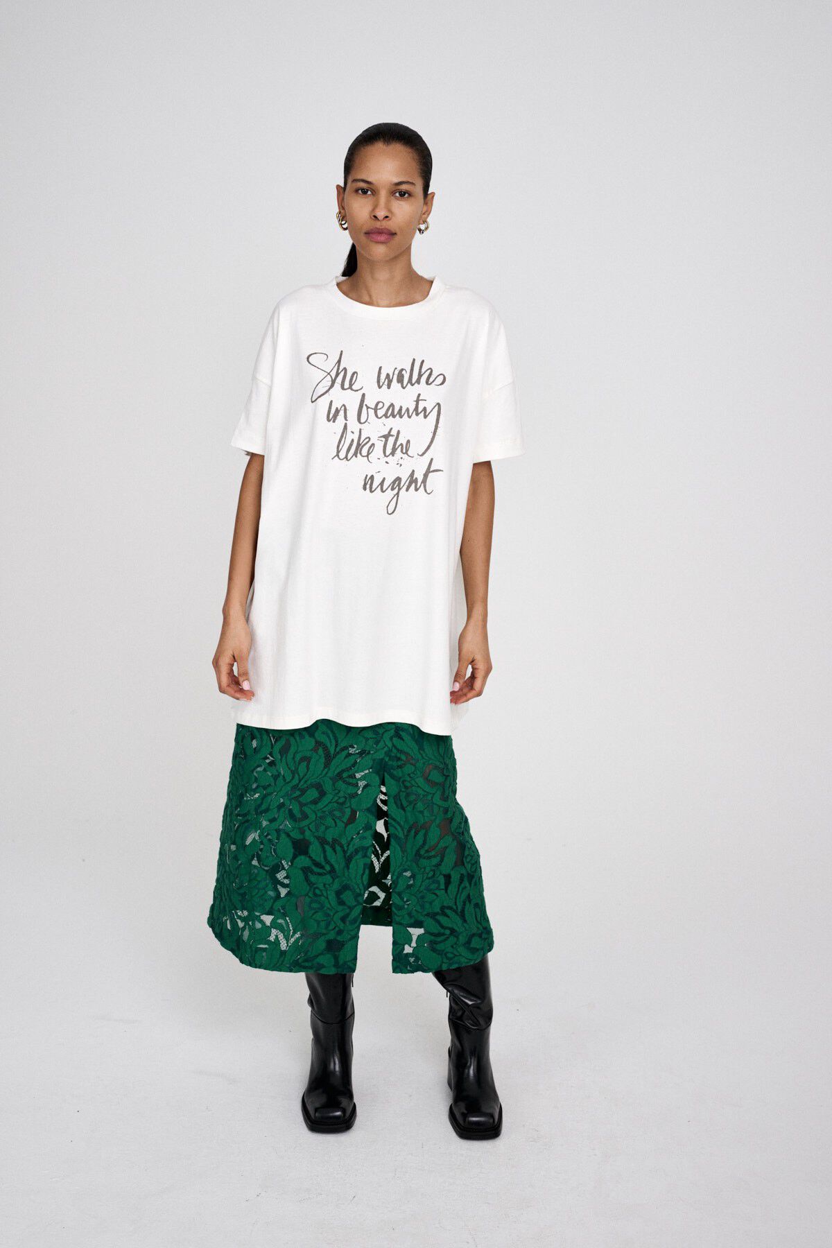 Orchid lace skirt - Fauna