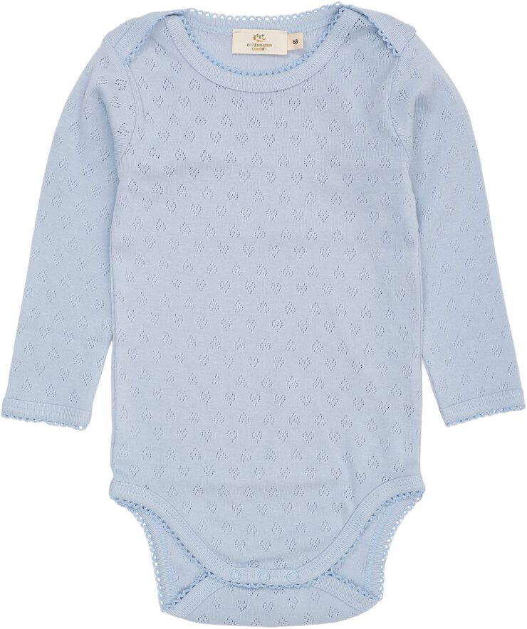 POINTELLE HEART LAPNECK BODY LS