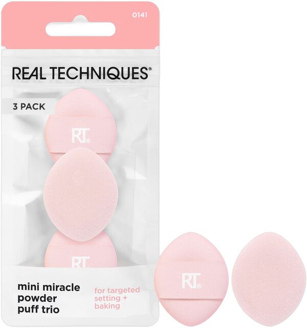 Real Techniques Mini Miracle Powder Puff Trio