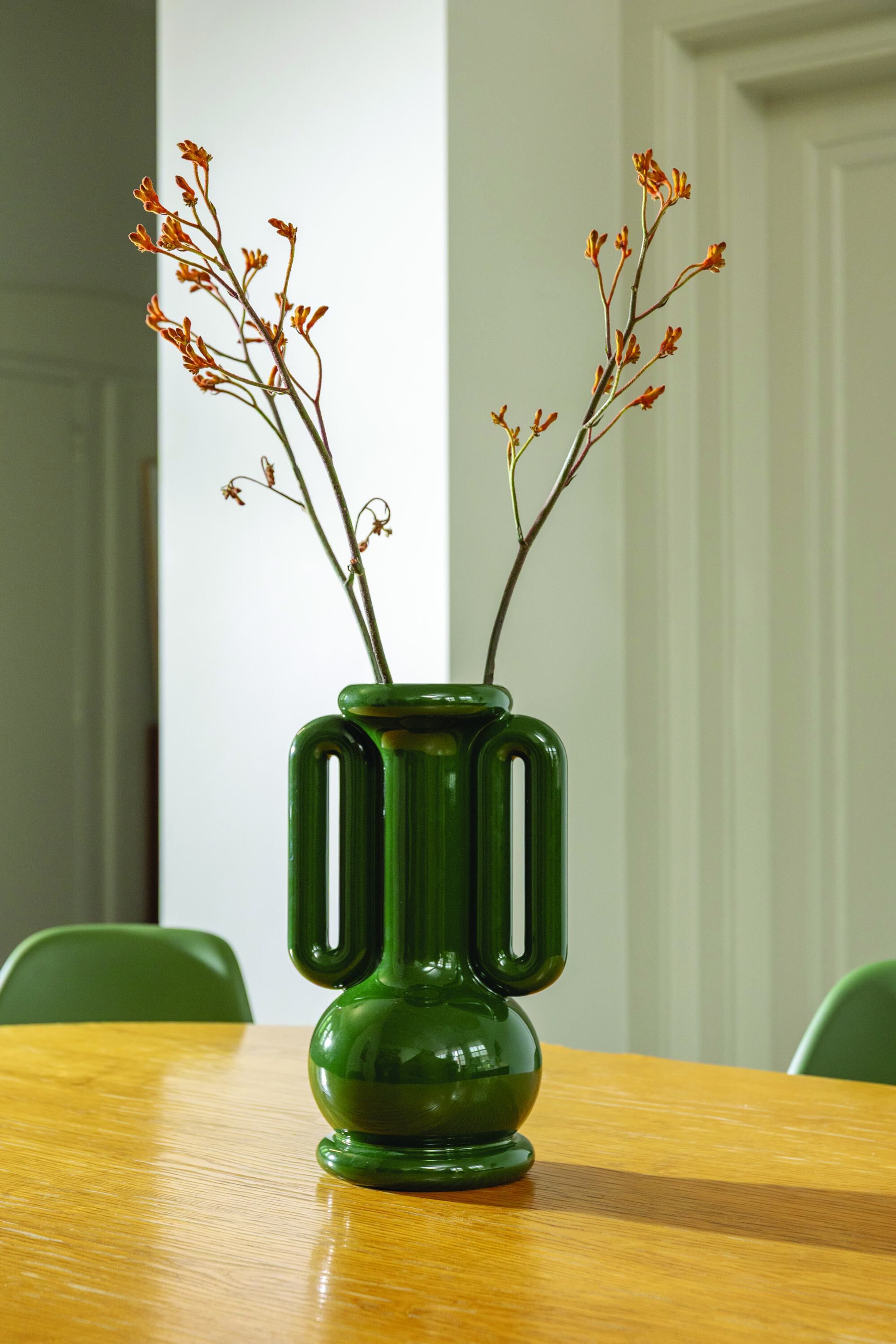 Vase amfora green