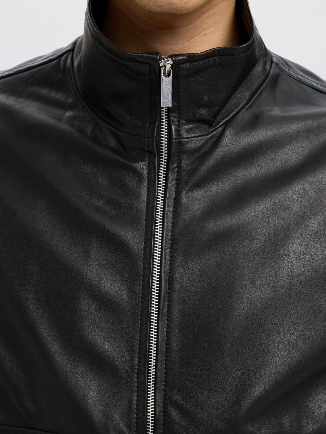 SLHJOSEF LEATHER BOMBER #3