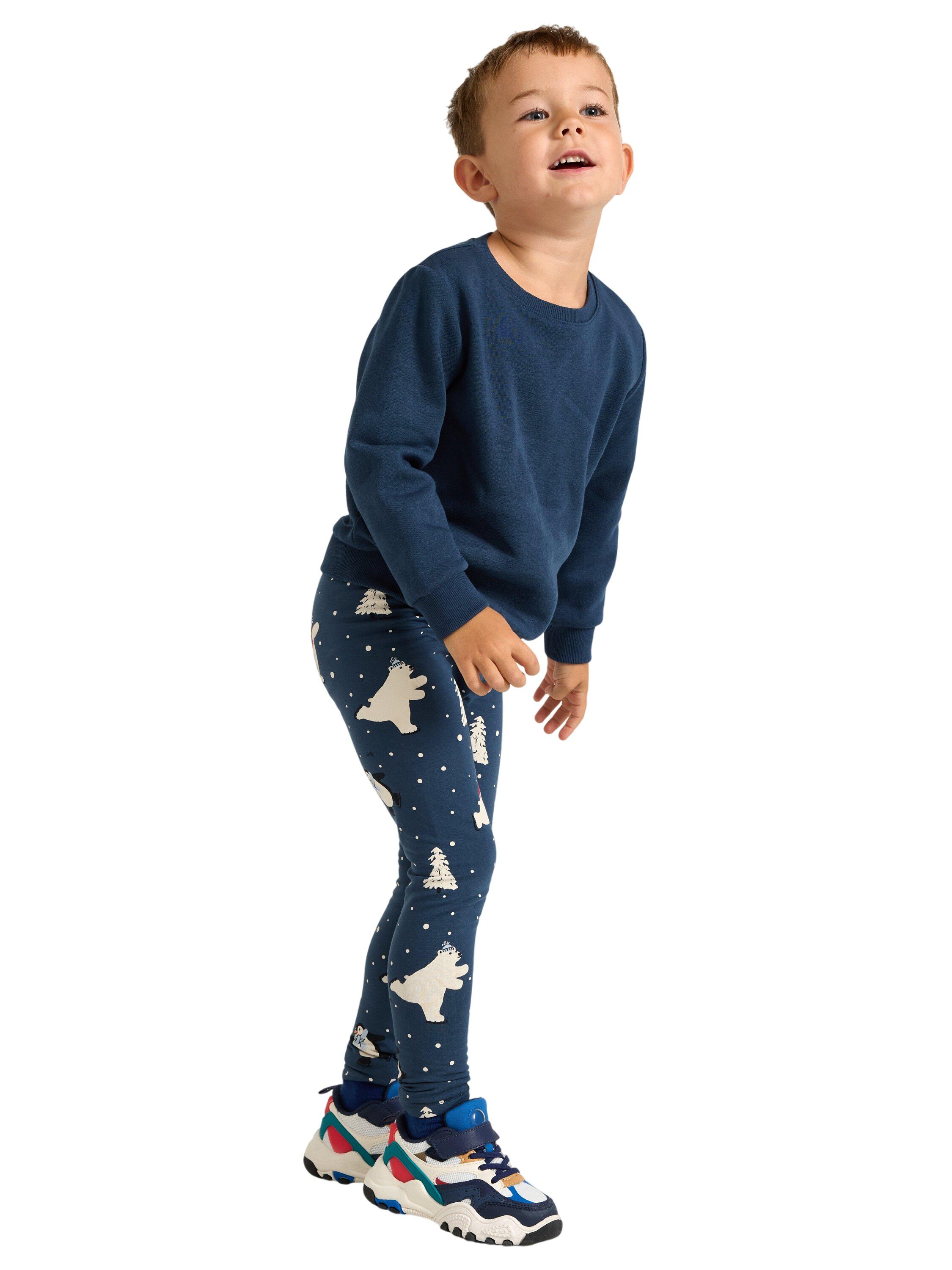 Leggings in cotton jersey with soft