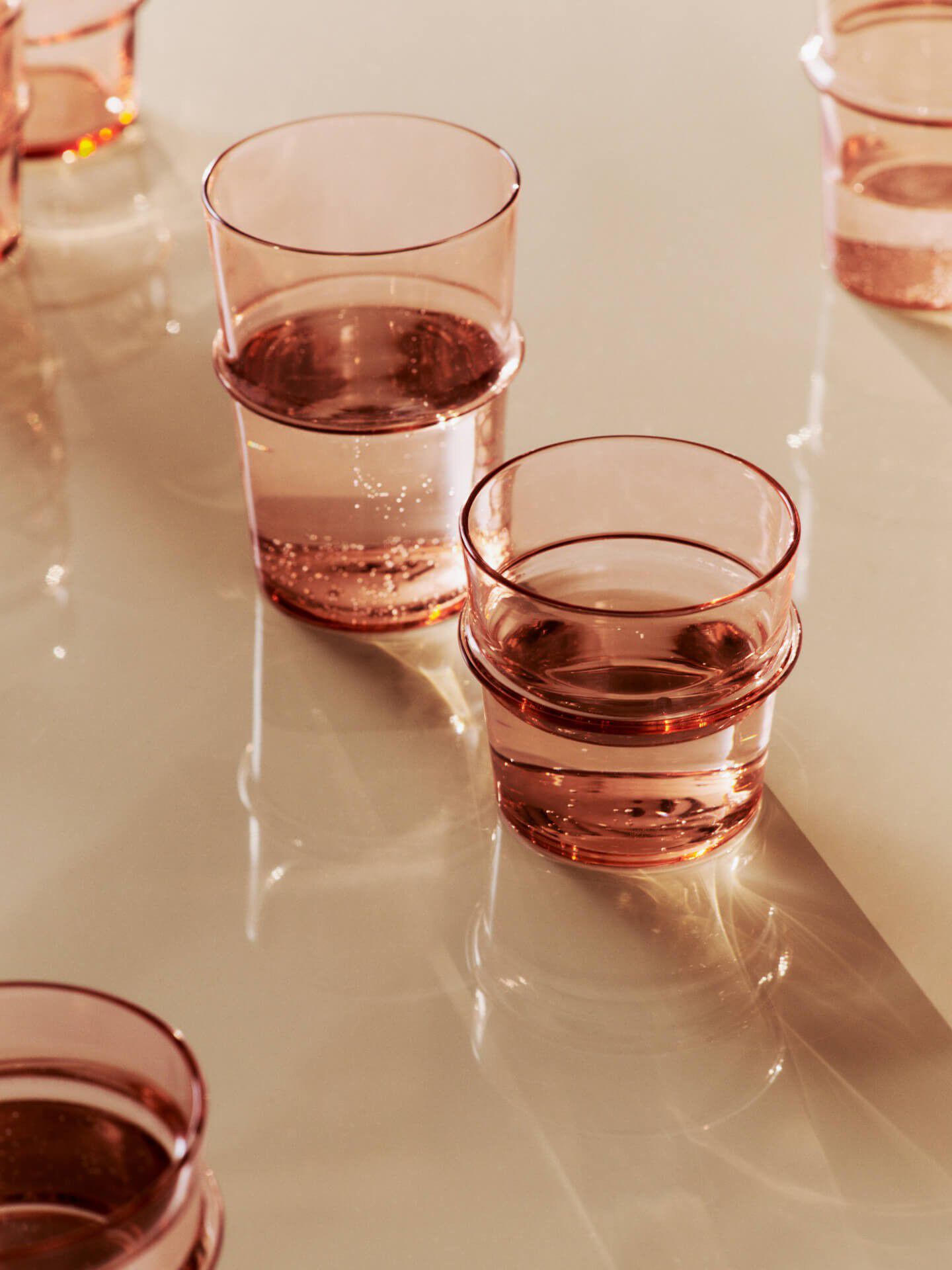Boya Tall Glasses - Set of 2 - Blush