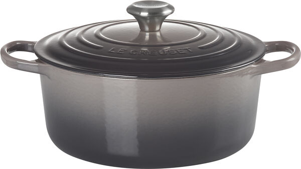 Rund støbejernsgryde 5,3L Flint